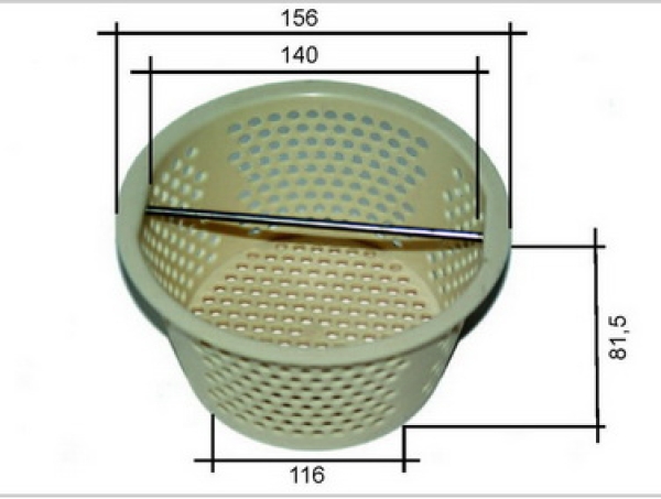 Behncke Skimmerkorb aus Kunststoff rund zu Typ 100/200/400/401
